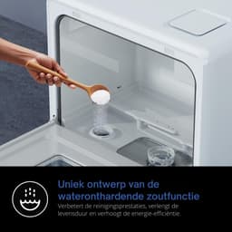AMA® Mini Vaatwasser - Vaatwasser - Tafelvaatwasser - 5 Liter Watertank - Wit — thumbnail 5