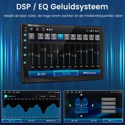 Junsun V1 Autoradio Geschikt voor Opel Corsa E 2015-2019 Adam met Android 15, GPS-navigatie, Bluetooth, WIFI, Carplay, FM-radio, Android Auto, RDS, DSP, stuurbediening - Plug & Play - 1GB RAM + 32GB opslag — thumbnail 4