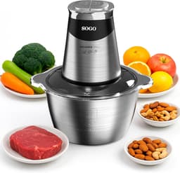 Food hakker 1.8L 500W met dubbele snelheid en veiligheidssysteem — thumbnail 1