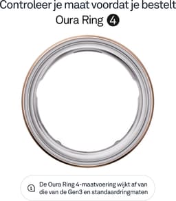 Oura Ring 4 - Size Before You Buy - Rose Gold - Size 6 — thumbnail 3