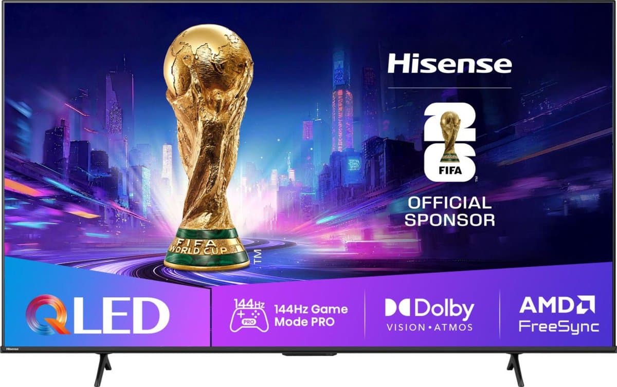 Hisense 75E79Q PRO – 75 inch – 4K QLED – 144Hz Smart TV — afbeelding 1