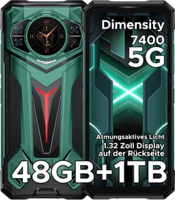 DOOGEE S200 Ultra 5G - Robuuste Smartphone - Robuuste Telefoon - 64GB RAM + 1TB ROM /2TB TF -Dimensity 7400 - 11000 mAh /66W --6,72 inch 120Hz - Android 16 -Nachtzicht-100 MP AI camera - NFC - GPS -1,32 inch display achteraan - Groente — thumbnail 1