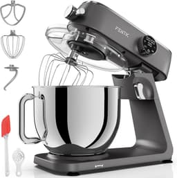 Fentic Keukenmachine 1800W, Keukenrobot met 7l RVS Mengkom, Incl. Menghaak, Garde, Deeghaak en Extra Accessoires, Keukenmixer Met Timer en 10 Snelheden — thumbnail 1