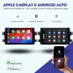 CarPlay autoradio geschikt voor Suzuki SX4 | 2006 t/m 2011 | Android 13 | Draadloos Apple CarPlay & Android Auto | 2GB + 32GB | QuadCore processor | Denago DNG-A315 | 2025 model | 2006 2007 2008 2009 2010 2011 | Bluetooth & Wifi — thumbnail 2