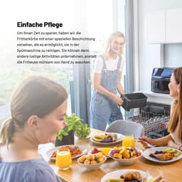 8000 BC Heteluchtfriteuse met Twee Manden - 8L Capaciteit, Digitale Instellingen en Vooraf Ingestelde Programma's — thumbnail 2