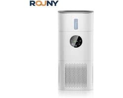 De Warenloods - 2-in-1 Luchtreiniger en Luchtbevochtiger - Tegen vieze geurtjes, huisstofmijt en huisdierallergie - H13 True HEPA-filter - 35-60m² - 25dB - Afneembare Bevochtigingsmodule - Wit