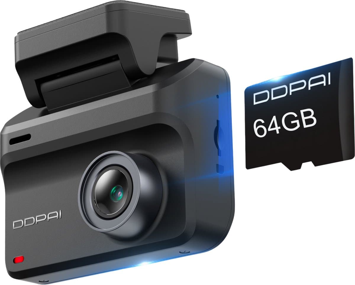 Rolu Dashcam – Dashcam Voor Auto – Parkeermodus - 4K HDR – Nachtzicht – 64GB Opslag – 3840 x 2160 Resolutie — afbeelding 1