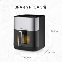 Dubbele Weerstands Air Fryer met Stoomfunctie - 6L, 1800W, 10 Voorgeprogrammeerde Programma's — thumbnail 2