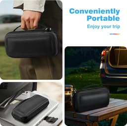 YONO Case geschikt voor Nintendo Switch 2 - Beschermhoes - Hoesje met Opbergvak voor Games en Accessoires - Zwart — thumbnail 2