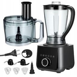 Keukenmachine 2.5L - Professionele Foodprocessor met Mengkom - 1000W Motor - EU Stekker - Voor Soepen, Sausen en Deeg — thumbnail 3