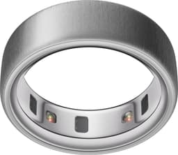 Oura Ring 4 - Size Before You Buy - Brushed Silver - Size 10 — thumbnail 1