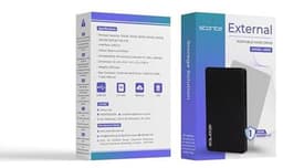 Externe harde schijf 500GB - Draagbare USB 3.0 HDD voor Laptop, PC, Mac, en Gameconsoles — thumbnail 2