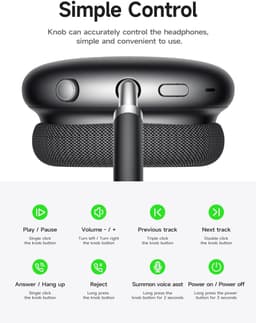 Hoco W55 – Draadloze Over-Ear Hoofdtelefoon – Bluetooth 5.3 – Lange Accuduur – Comfortabel Lichtgewicht Ontwerp — thumbnail 3
