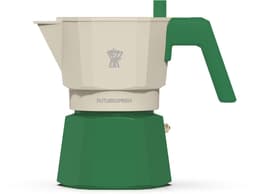 Italiaans koffiezetapparaat - PEZZETTI - FUTUREXPRESS - Aluminium - 3 kopjes - Groen — thumbnail 1