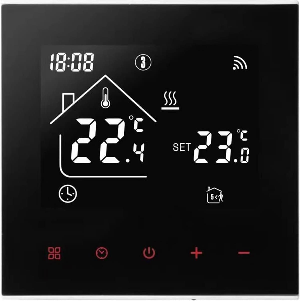 Slimme Thermostaat voor Vloerverwarming Boiler met Wifi en LED Touchscreen Bediening — afbeelding 1