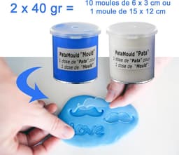 2-Component Siliconen Mallen Set - Flexibele Vormen Maken voor Gieten en Reproductie — thumbnail 2