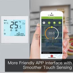 Programmeerbare Wifi Thermostaat met Touchscreen voor Verwarming en Koeling — thumbnail 5