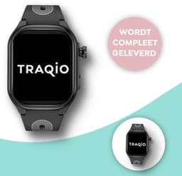 Traqio TRQ08 - smartwatch kinderen - gps horloge kind - kinderhorloge bellen - gps tracker kinderhorloge - kinderhorloge met gps - kinderhorloge - Zwart — thumbnail 2