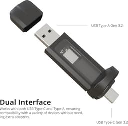 Draagbare Externe SSD 2TB USB 3.2 Gen2 Type C - Ultralicht en Aluminium — thumbnail 5