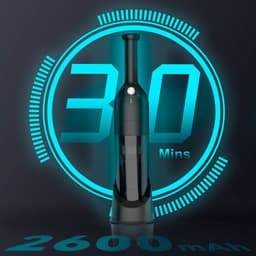 VacniQ H6X Handheld Stofzuiger - Oplaadbare Autostofzuiger Draadloos - Krachtige Draagbare Handstofzuiger voor Auto, Huis, Houten Vloer, Kantoor, Snelle Schoonmaakbeurten — thumbnail 3