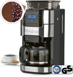 Barista Filterkoffiezetapparaat met Bonenmaler – Warmhoudfunctie, 24-uurs Timer, Permanent Filter – 10 Kopjes – Voor Bonen en Gemalen Koffie — thumbnail 1