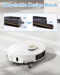 Vervangende hoofdborstel L40 Ultra TriCut compatibel met Dreame X40 Ultra/X30 Ultra/L10s Pro Ultra/L10s Ultra/L20 Ultra - Anti-haarroller -| Diepe reiniging voor dierenhaar tapijt en harde vloeren — thumbnail 5