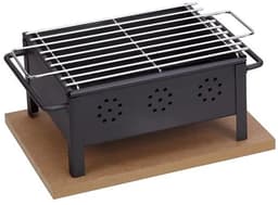 Tafel barbecue voor binnen en buiten 25x20cm inclusief RVS rooster. — thumbnail 4