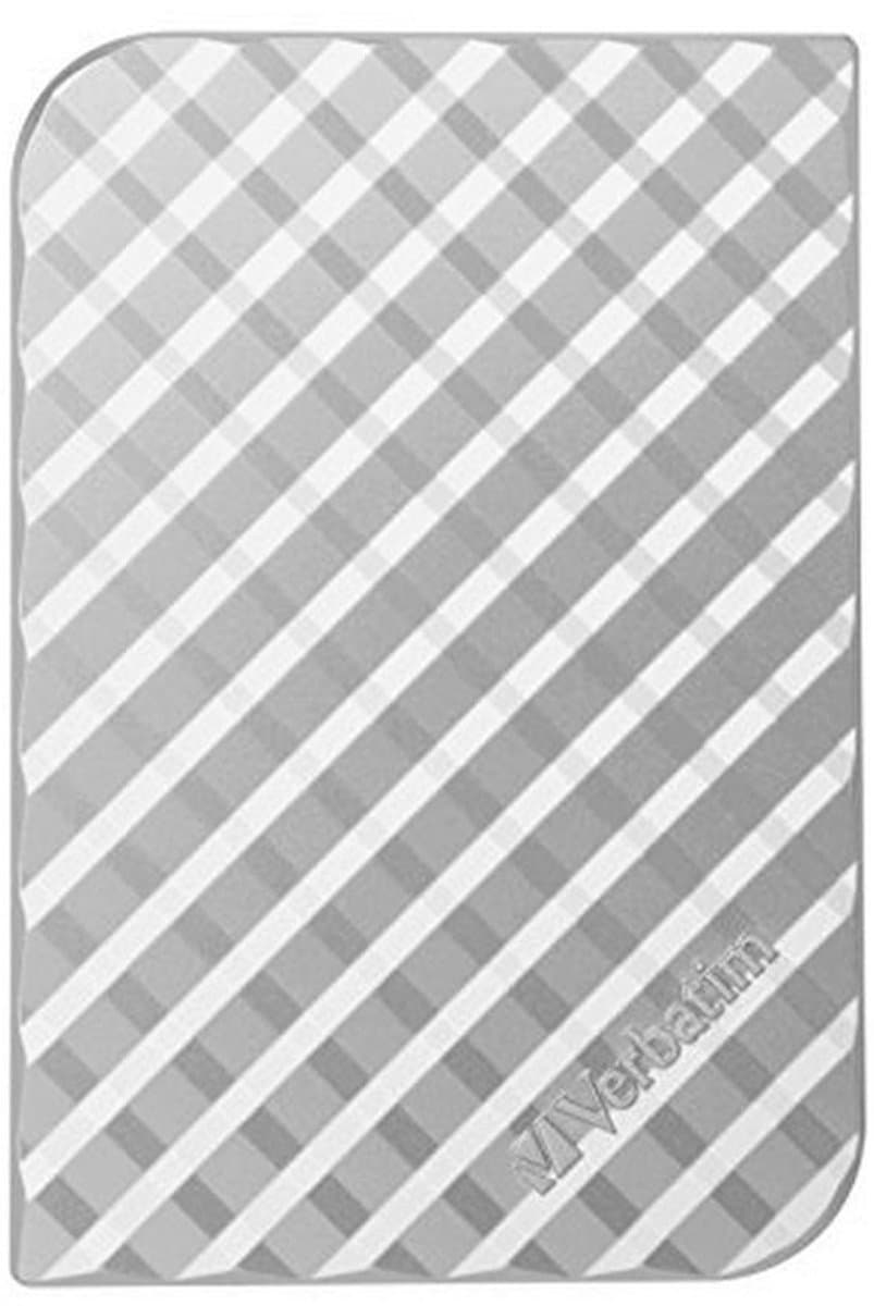 Draagbare harde schijf 2 TB USB 3.0 - Externe opslagoplossing in zilver — afbeelding 1