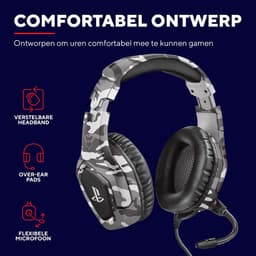 Trust GXT 488G Forze - Gaming headset voor PS4 Official licenced - 3.5mm aansluiting - Grijs — thumbnail 4