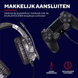 Trust GXT 488G Forze - Gaming headset voor PS4 Official licenced - 3.5mm aansluiting - Grijs — thumbnail 2