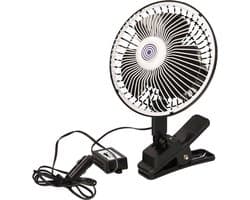 All Ride Ventilator met klem - 1x - voor auto - camper - boot - 12V - 18 cm