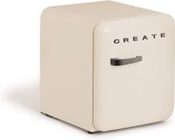 CREATE - Koelkast in retrostijl - Gebroken wit - Handvat Zwart - FRIDGE RETRO 48L — thumbnail 4