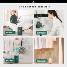Arisenn® Aromatherapie HEPA13 Ionen Luchtreiniger - Air Purifier - Luchtreiniger inclusief HEPA 13 (medisch) + 2000mAh accu + Actieve Koolstof - Vervangbaar HEPA Filter - IO-TH13-Carbon-V2 - UPGRADED versie — thumbnail 4