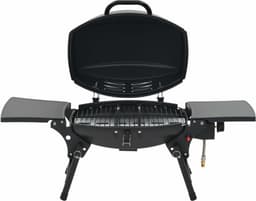 vidaXL Gasbarbecue met kookzone zwart — thumbnail 5