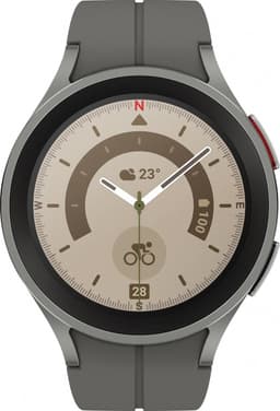Samsung Galaxy Watch5 Pro - Smartwatch heren en dames - 45 mm - Titanium — thumbnail 1