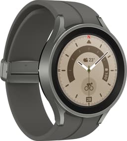 Samsung Galaxy Watch5 Pro - LTE/4G Smartwatch heren en dames - 45 mm - Titanium — thumbnail 3