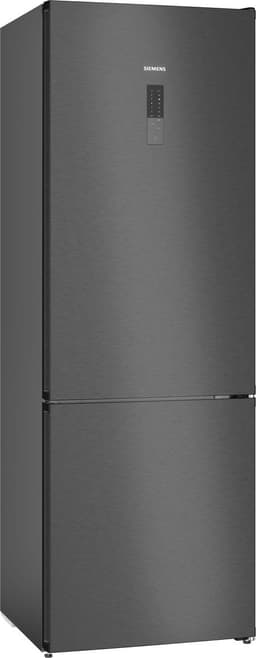 Siemens KG49NXXCF - iQ300 - Koelkast - Koel-vriescombinatie - Energielabel C - Total No Frost Nooit meer ontdooien - Zwart - hyperFresh ruimte voor groente en fruit - superKoelen functie — thumbnail 1
