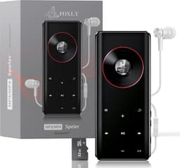 FOXLY® HiFi MP3/MP4 Speler Bluetooth Pro - FM Radio - Voice Recorder - Dictafoon - Inclusief Oordopjes & SD kaart — thumbnail 5