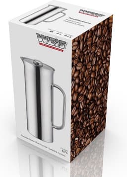 Cafetière, 700 ml, Dubbelwandig – Weis — thumbnail 2