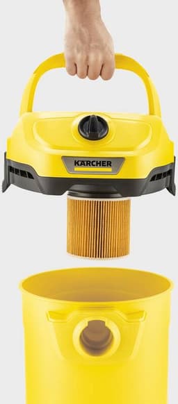 Kärcher WD 2 Plus V-12/4/18 Nat-en Droogzuiger - 1000 W - 12 liter - Schuimfilter - Stofzuiger geschikt voor auto - garage — thumbnail 5