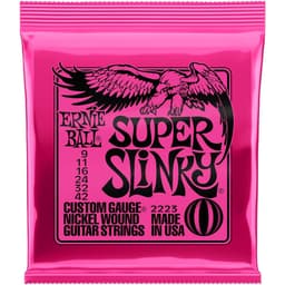 Ernie Ball Super Slinky - Elektrische Gitaarsnaren - Nickel Wound - Lichte Gauge - Hexagonale Kern - .009-.042 — thumbnail 1