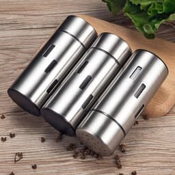 Stainless Steel Sauce Jars Chili Jars Barbecue Condiments Box Seasoning Jar Set  Specification:Small Hole — thumbnail 5