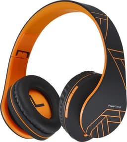 PowerLocus P2 - Draadloze Over-Ear Koptelefoon Inklapbaar - Bluetooth Hoofdtelefoon - Met microfoon – Headphone - Micro SD mode – Incl. Carry Case – Oranje — thumbnail 2
