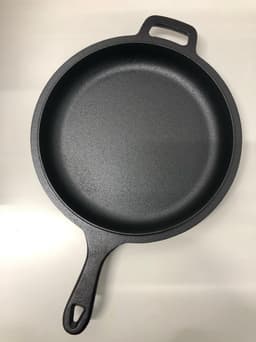 Gietijzeren deep skilletset - 3qrt - preseasoned — thumbnail 4