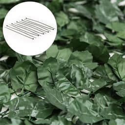 blumfeldt Fency Dark Ivy - privacyscherm , windscherm , geluidsisolatie , 300x150 cm , klimopbladeren , hoge opaciteit , geplastificeerd gaas , maaswijdte 6x6 cm , groen flexbinder , donkergroen - 100 cm 2 kg — thumbnail 2