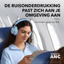SOUNDCORE Space One A3035G31 On-ear Draadloze hoofdtelefoon met Noise-cancelling Blauw — thumbnail 5