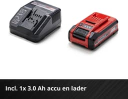 Einhell Accu Grasmaaier GE-CM 18/30 Li Kit - Power X-Change - 18 V/Li-ion - Maaibreedte: 30 cm - Aanbevolen gazonoppervlakte: tot 150 m² - 25 L opvangzak - Maaihoogte: 30-70 mm - Incl. 3.0 Ah Accu en lader — thumbnail 4