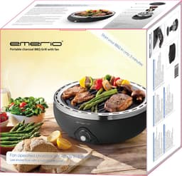 Emerio Cool Touch Houtskool Grill Barbecue — thumbnail 4