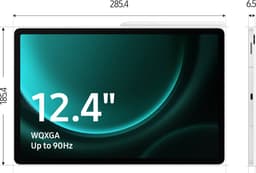 Samsung Galaxy Tab S9 FE Plus - WiFi - 256GB - Silver — thumbnail 3