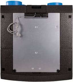 Orcon HRC-500 MaxComfort WTW unit met isolerende EPP behuizing, vochtsensor en randaarde, zwart/wit — thumbnail 2